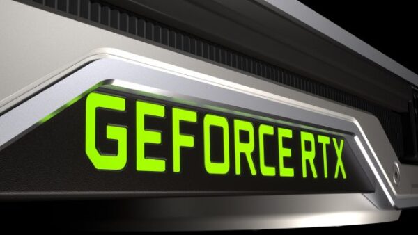 Het logo van NVIDIA GeForce RTX videokaarten