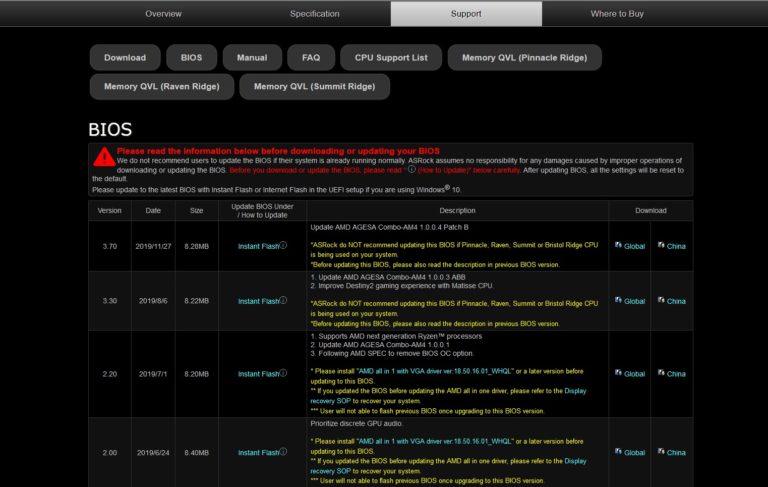 Hoe update ik de BIOS